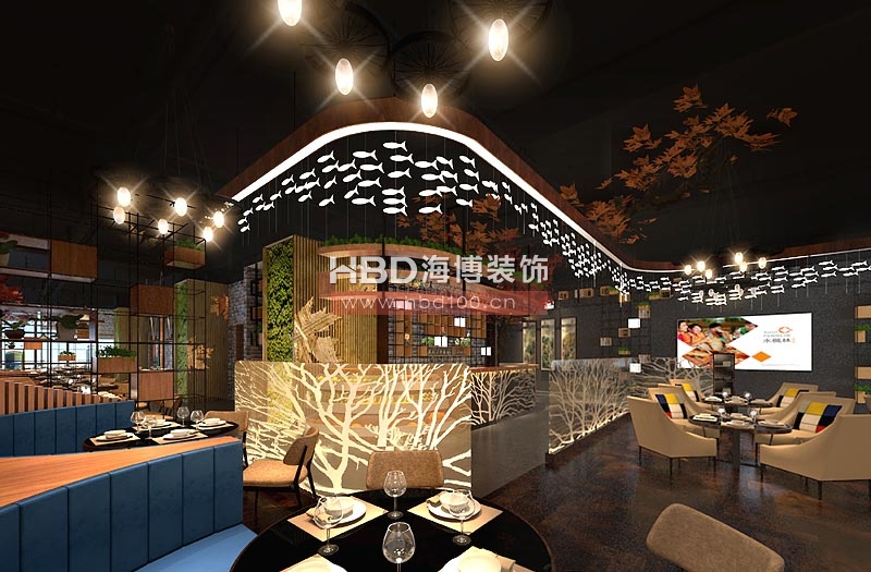 水楓林主題餐廳設計 收銀區設計 水楓林主題餐廳設計 收銀區設計