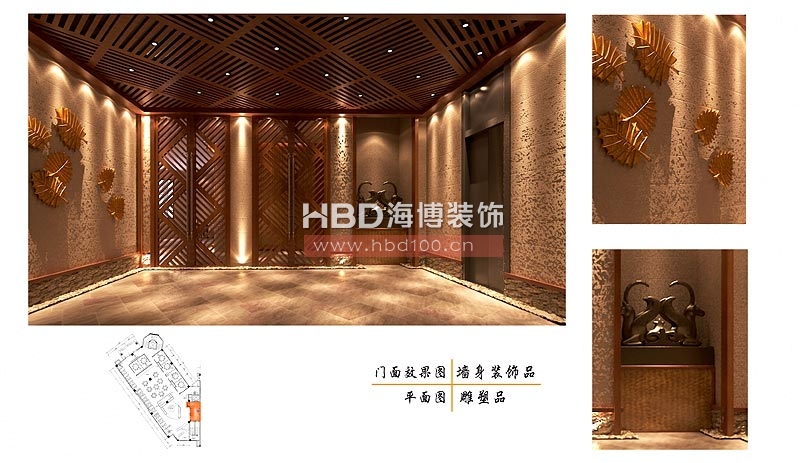 嶺南風(fēng)格會所裝修 墻身裝飾 嶺南風(fēng)格會所裝修 墻身裝飾