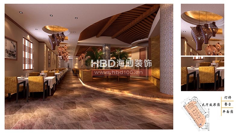 嶺南風(fēng)格會所裝修 大廳效果圖 嶺南風(fēng)格會所裝修 大廳效果圖