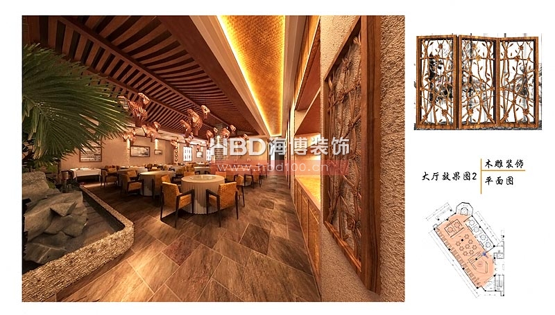 嶺南風(fēng)格會所裝修 大廳效果圖 嶺南風(fēng)格會所裝修 大廳效果圖