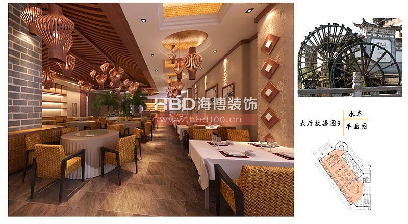 嶺南風(fēng)格會所裝修 大廳效果圖 嶺南風(fēng)格會所裝修 大廳效果圖