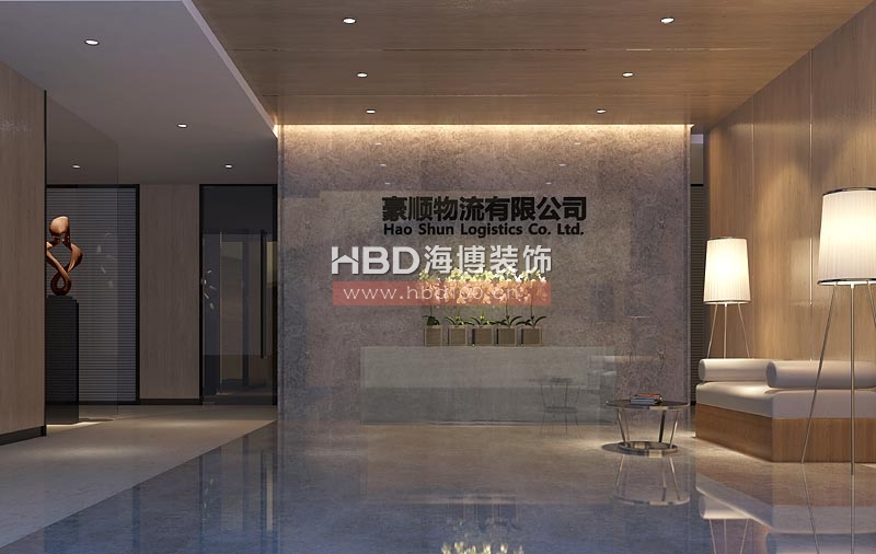 豪順物流公司辦公室設(shè)計(jì) 前臺(tái)效果圖 豪順物流公司辦公室設(shè)計(jì) 前臺(tái)效果圖