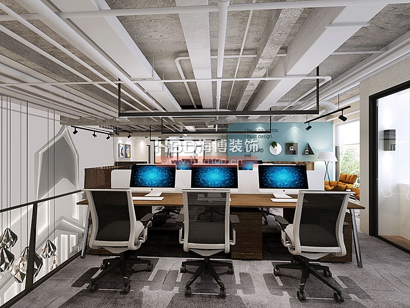 loft風(fēng)格辦公室,科技公司辦公室裝修,loft裝修風(fēng)格,海博裝飾.jpg loft風(fēng)格辦公室,科技公司辦公室裝修,loft裝修風(fēng)格,海博裝飾.jpg