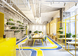 分享創(chuàng)意靈活辦公室裝修設計實景圖