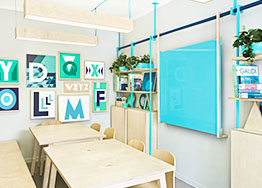 夏日小清新系列辦公室裝修設(shè)計實景圖